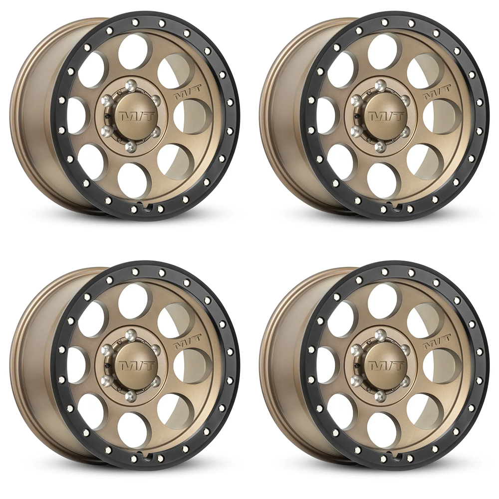 (set of 4) Mickey Thompson Classic Pro Satin Bronze/Black Lip | 18x9" +0mm | 6x135mm Wheels