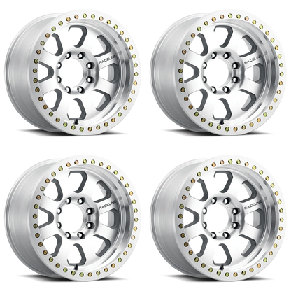 (set of 4) Raceline RT260 Avenger Machined Beadlock | 20x10" -25mm | 6x139.7mm Wheel
