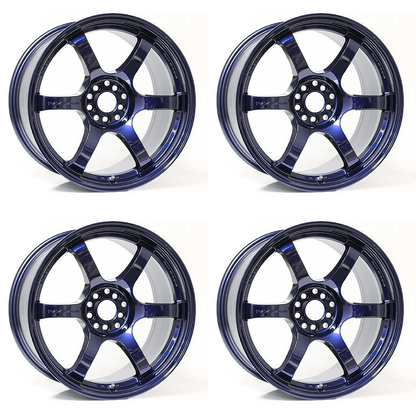 Gram Lights 57DR 18x9.5 +38 5x114.3 Eternal Blue Pearl (SET)