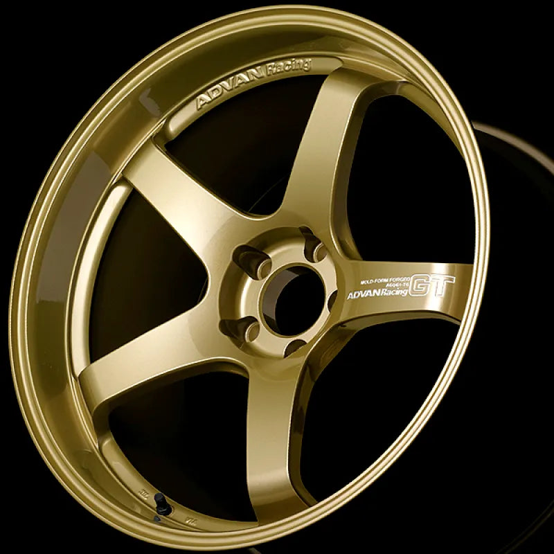 Advan GT for Porsche Racing Gold Metallic | 18x9" +46mm | 5x130mm Wheel