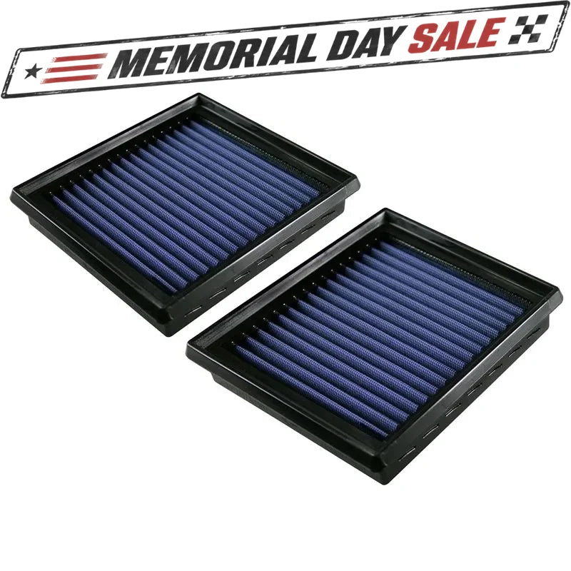aFe Magnum FLOW OE Replacement Air Filter w/ Pro 5R Media (Pair) | Nissan 370Z (09-12) (30-10196)