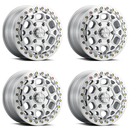 (set of 4) Method Wheels MR416 Machined Clear Coat | 15x7" +74mm | 6x5.5mm Wheel