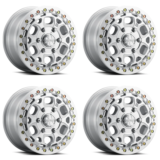 (set of 4) Method Wheels MR416 Machined Clear Coat | 15x7" +74mm | 6x5.5mm Wheel