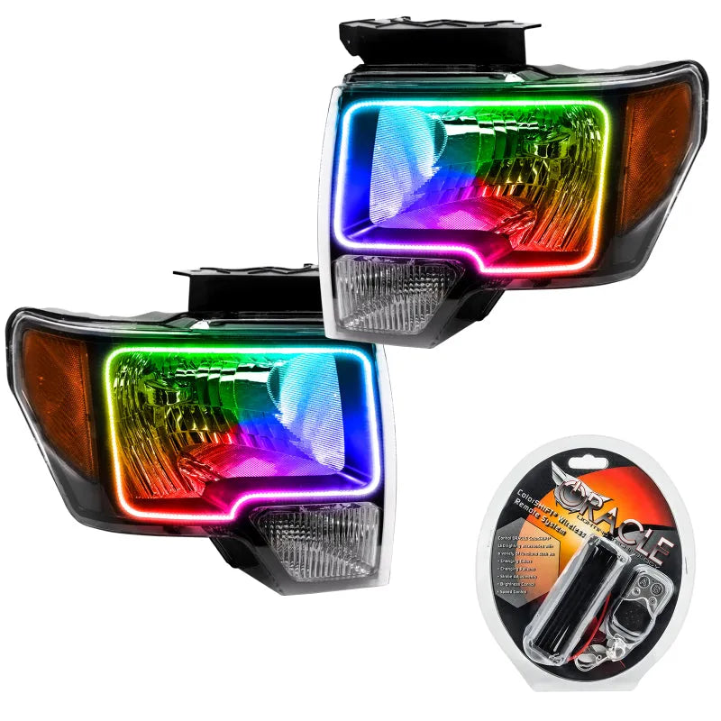 ORACLE 09-14 Ford F-150 LED HL - Black - ColorSHIFT | F-150 (09-14) (7188-330)