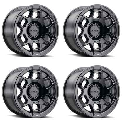 (set of 4) Method Wheels MR710 HD Gloss Black | 17x8.5" +0mm | 6x5.5mm Wheel
