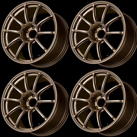 (set of 4) Advan RZII Racing Bronze | 17x9" +45mm | 5x114.3mm Wheel