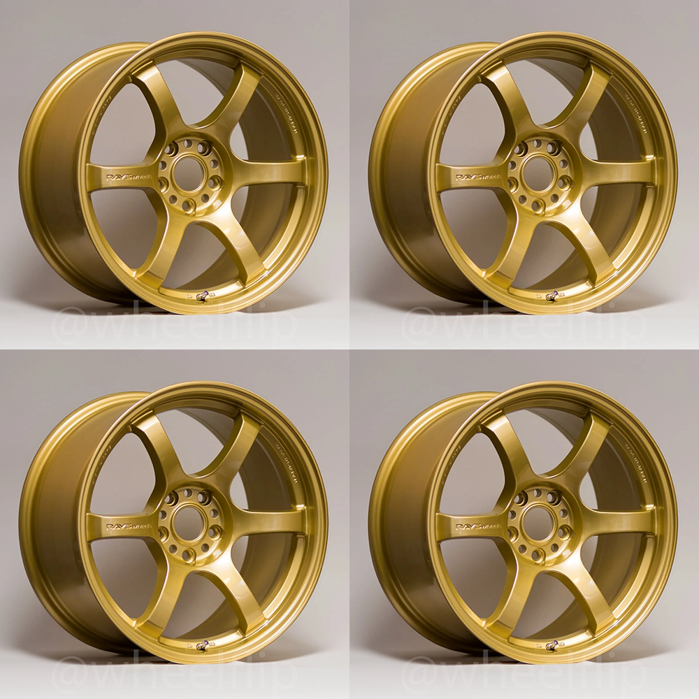 Gram Lights 57DR 18x9.5 +38 5x114.3 E8 Gold (SET)