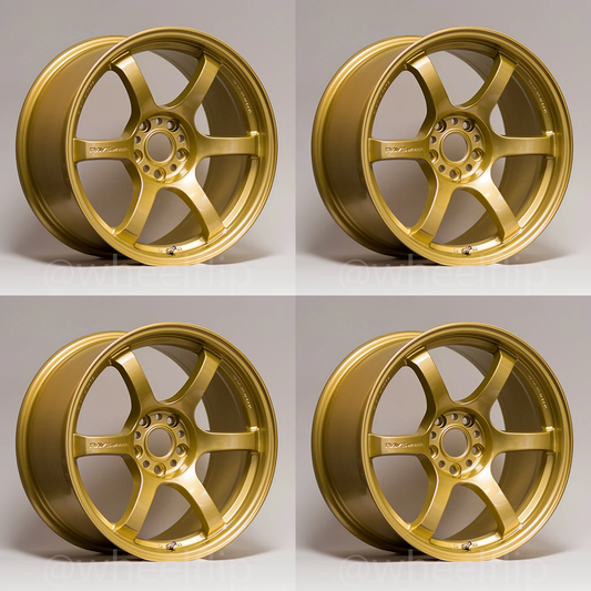 Gram Lights 57DR 18x9.5 +38 5x114.3 E8 Gold (SET)