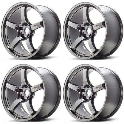 (set of 4) Gram Lights 57CR RBC | 18x9.5" +38mm | 5x114.3mm Wheel