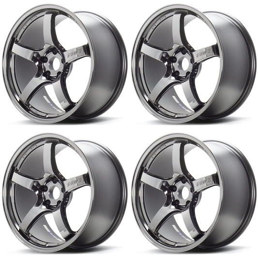 (set of 4) Gram Lights 57CR RBC | 18x9.5" +38mm | 5x114.3mm Wheel