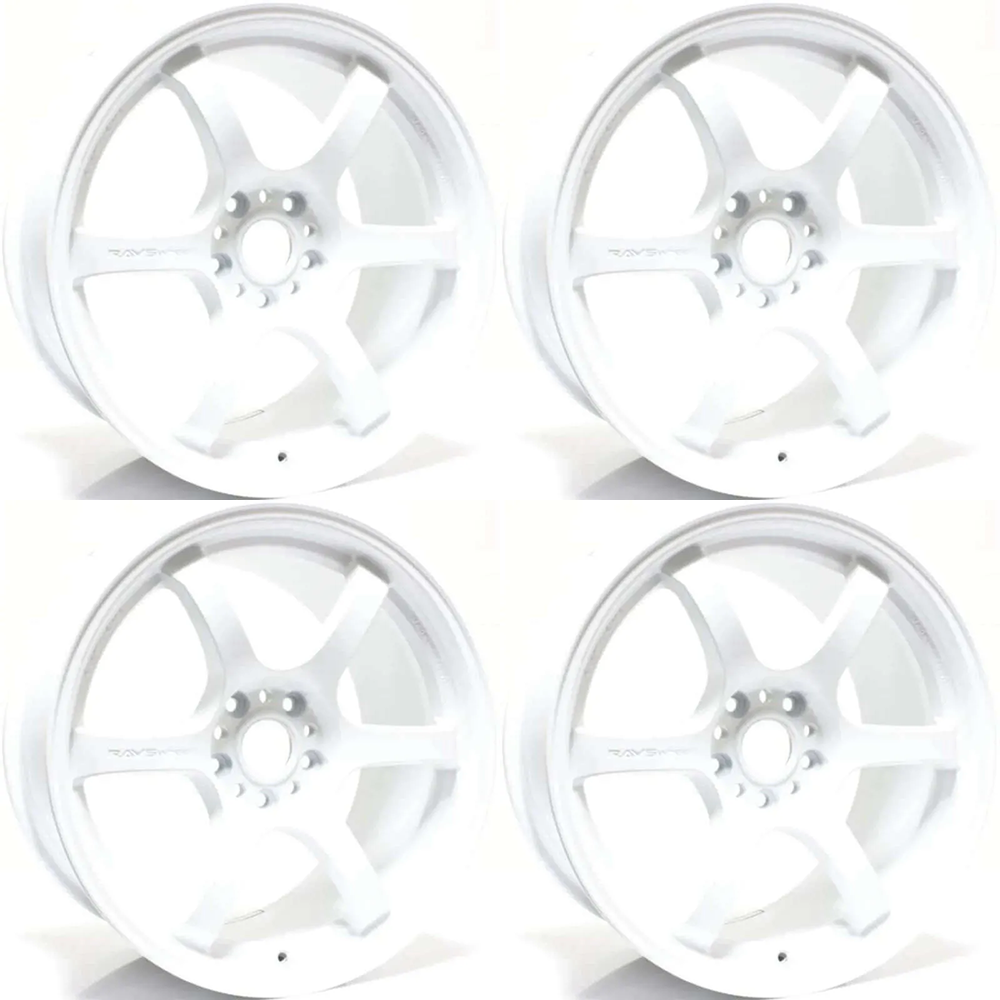(set of 4) Gram Lights 57DR Ceramic Pearl | 18x9.5" +38mm | 5x100mm Wheel