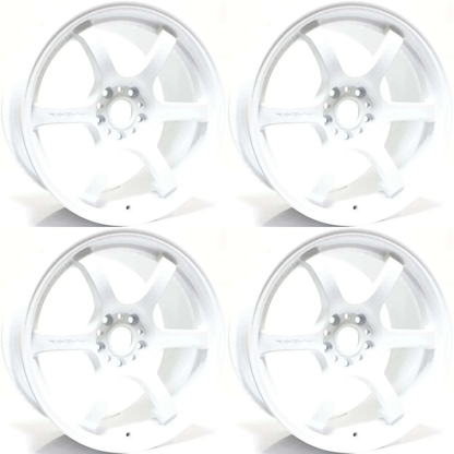 (set of 4) Gram Lights 57DR Ceramic Pearl | 18x9.5" +38mm | 5x100mm Wheel