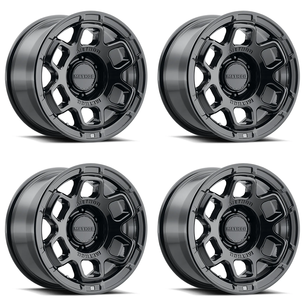 (set of 4) Method Wheels MR710 HD Gloss Black | 18x9" +12mm | 6x5.5mm Wheel