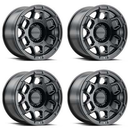 (set of 4) Method Wheels MR710 HD Gloss Black | 18x9" +12mm | 6x5.5mm Wheel