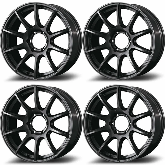 (set of 4) Gram Lights 57TransX Super Dark Gunmetal | 18x9" +0mm | 6x139.7mm Wheel