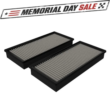 aFe Magnum FLOW Pro DRY S OE Replacement Filter (Pair) | Land Rover V8 5.0L (10-20) (31-10284-MA)