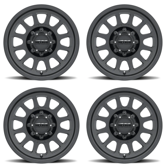 (set of 4) Method Wheels MR703 Matte Black | 20x9" +12mm | 8x170mm Wheel