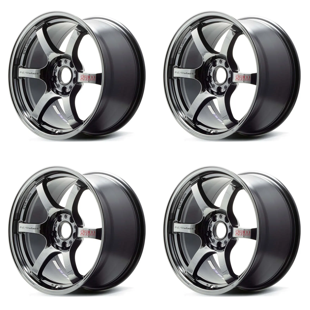 (set of 4) Gram Lights 57DR RBC | 18x9.5" +38mm | 5x114.3mm Wheel