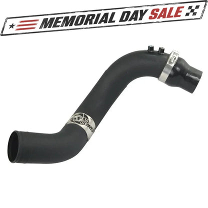 aFe 3in Aluminum Cold Charge Pipe Black | GM Diesel Trucks 04.5-05 V8 6.6L LLY (46-20048)