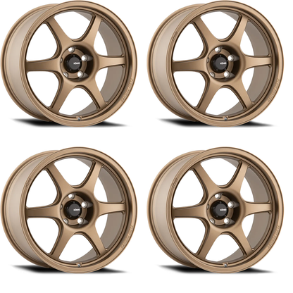 (set of 4) Konig Hexaform Matte Bronze | 17x9.5" +38mm | 5x114.3mm Wheels