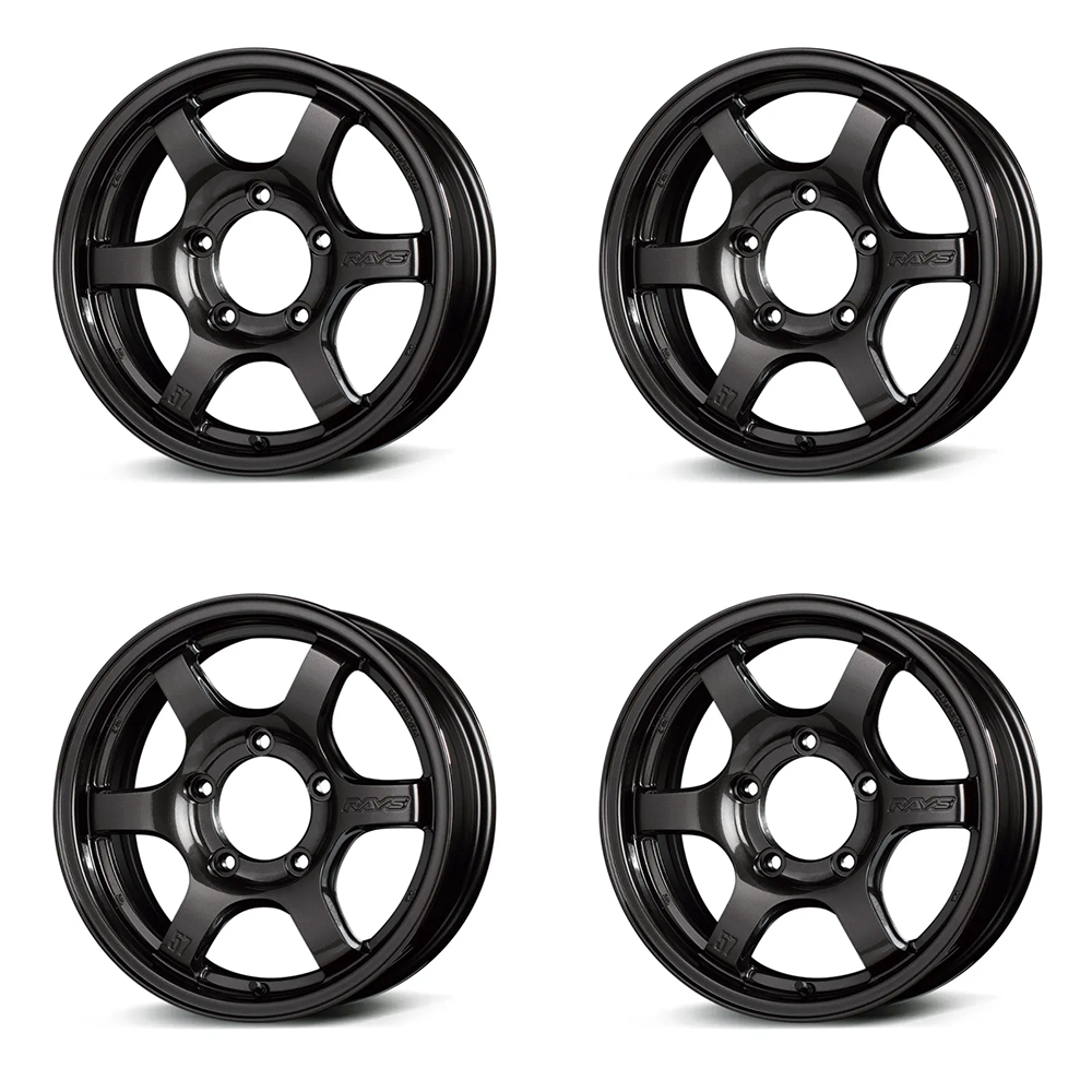 (set of 4) Gram Lights 57DR-X Super Dark Gunmetal | 17x8.5" +0mm | 6x139.7mm Wheel
