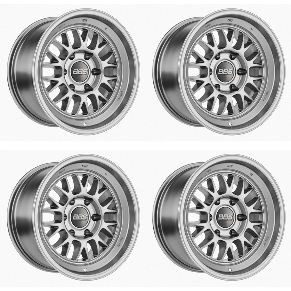 (set of 4) BBS TS-R Satin Silver | 18x9" +0mm | 6x139.7mm Wheel