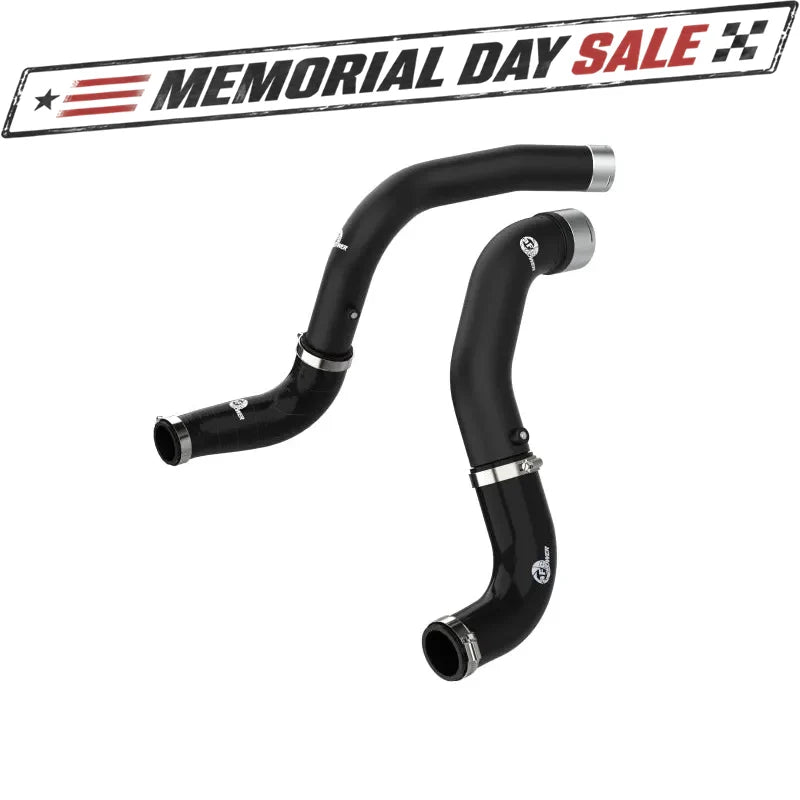 aFe BladeRunner Black 3in Intercooler Pipe Kit | Jeep Wrangler V6-3.0L (20-21) (46-20434-B)