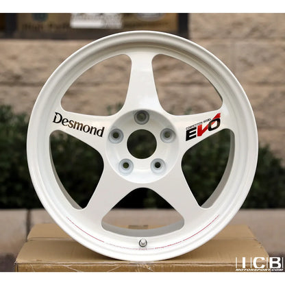 Desmond Regamaster EVO II 17x9.5 +50 5x114.3 Gloss White (SET)