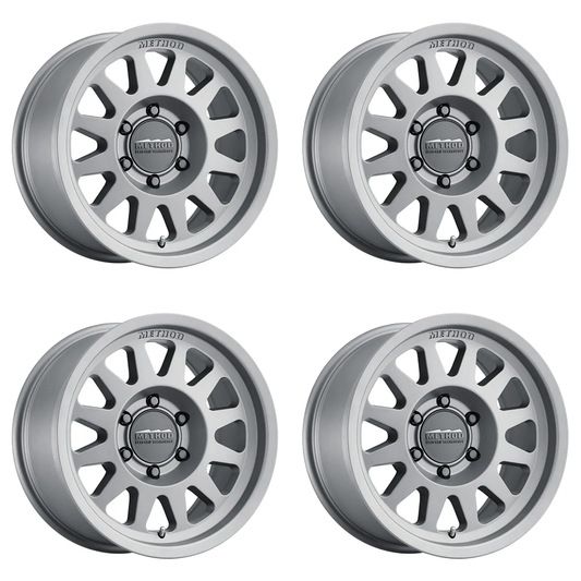 (set of 4) Method Wheels MR704 Matte Titanium | 17x8.5" +0mm | 5x5.5mm Wheel