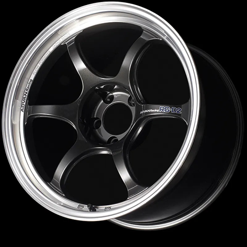Advan RG-D2 Machining/Black Gun Metallic | 18x9.5" +40mm | 5x100mm Wheel