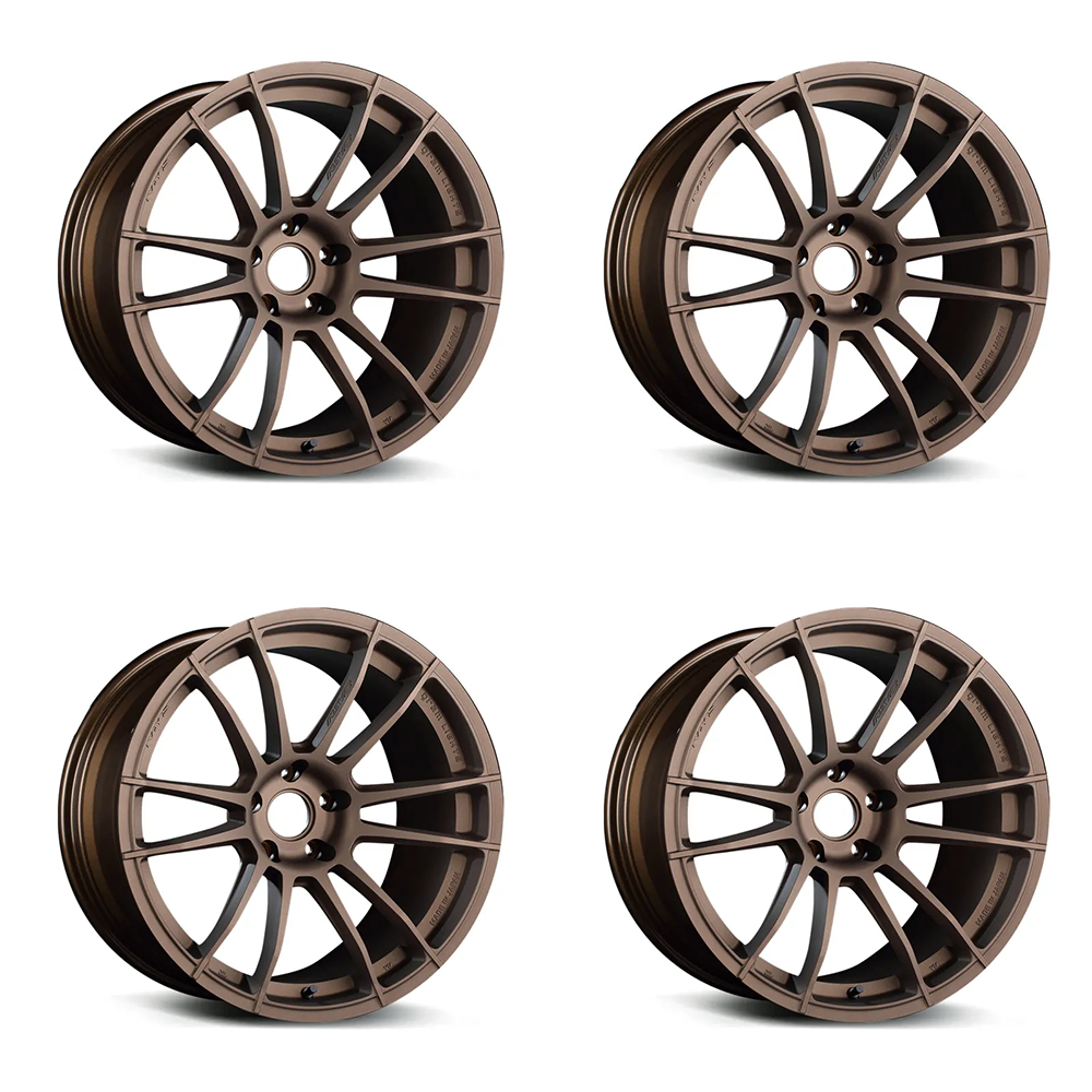 (set of 4) Gram Lights 57XR Dark Bronze | 18x9.5" +22mm | 5x112mm Wheel
