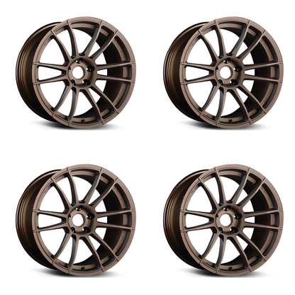 (set of 4) Gram Lights 57XR Dark Bronze | 18x9.5" +22mm | 5x112mm Wheel