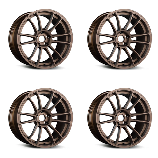 (set of 4) Gram Lights 57XR Dark Bronze | 18x9.5" +22mm | 5x112mm Wheel