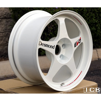 Desmond Regamaster EVO II 17x9.5 +50 5x114.3 Gloss White (SET)
