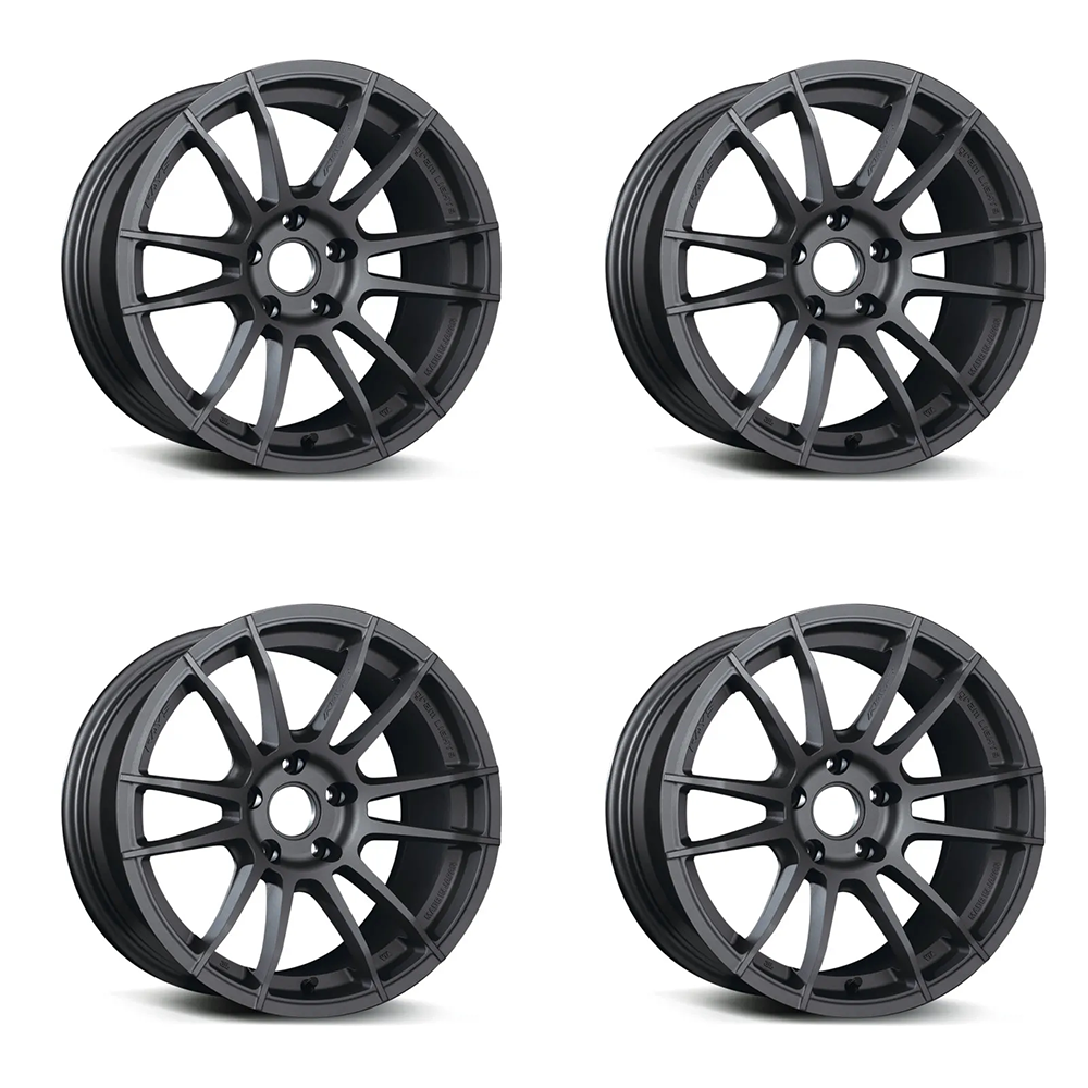 (set of 4) Gram Lights 57XR Matte Graphite | 18x9.5" +38mm | 5x114.3mm Wheel