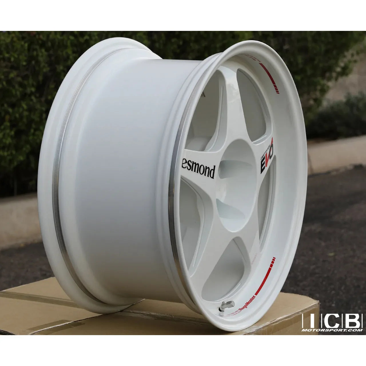 Desmond Regamaster EVO II 17x9.5 +50 5x114.3 Gloss White (SET)