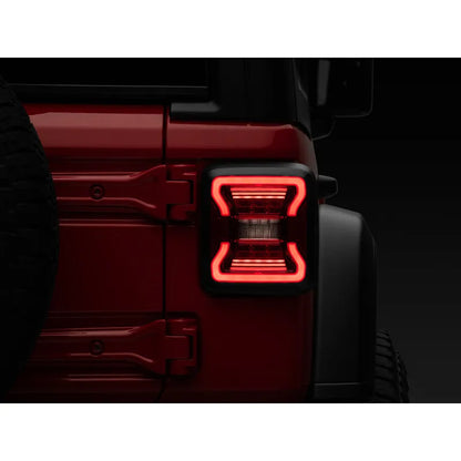 Raxiom 18-22 Jeep Wrangler JL LED Tail Lights | Black Housing Red Lens (J132754-JL)