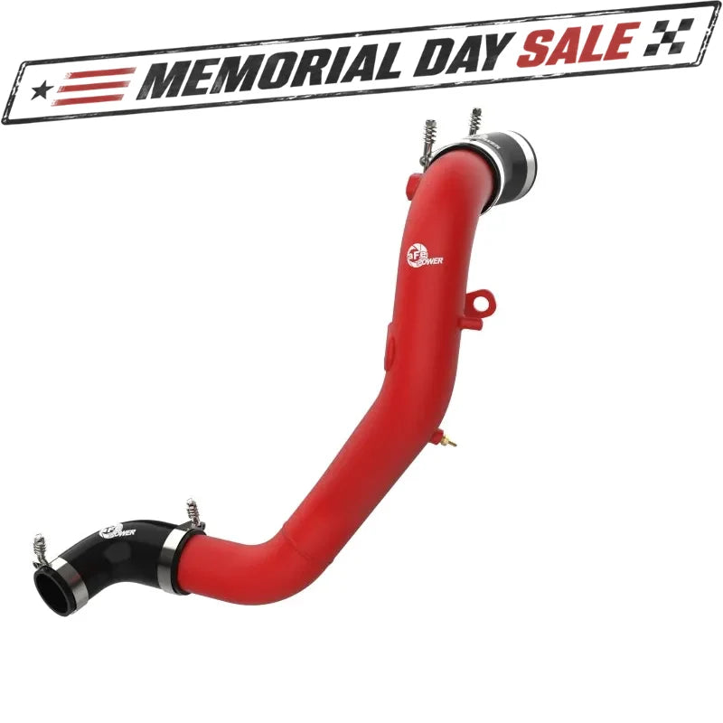 aFe BladeRunner Red Cold Charge Pipe | Kia Stinger V6-3.3L TT (18-22) (46-20509-R)