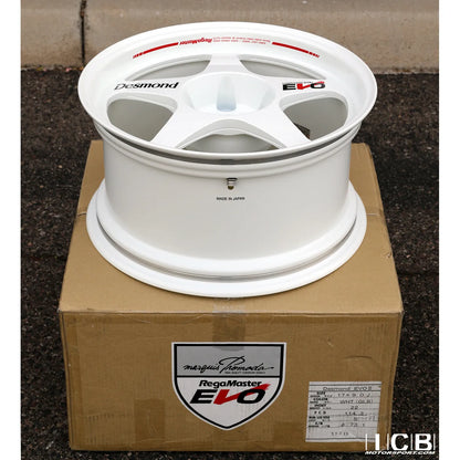 Desmond Regamaster EVO II 17x9.5 +50 5x114.3 Gloss White (SET)