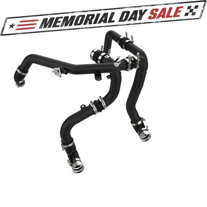 aFe BladeRunner Alum Hot & Cold Charge Pipe Kit - Black | Ford Bronco V6-2.7Ltt (21-23) (46-20584-B)
