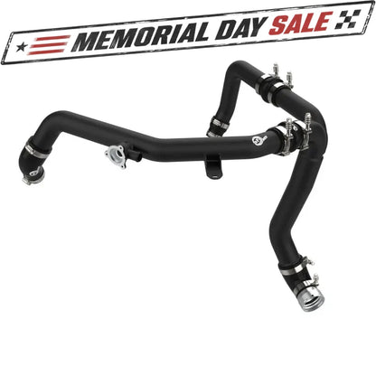 aFe 21-22 Ford Bronco V6-2.7Ltt BladeRunner Alum Hot Charge Pipe - Black (46-20588-B)