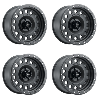 (set of 4) Method Wheels MR307 Matte Black | 17x8.5" +0mm | 5x5mm Wheel