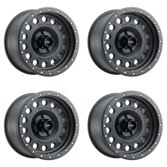 (set of 4) Method Wheels MR307 Matte Black | 17x8.5" +0mm | 5x5mm Wheel
