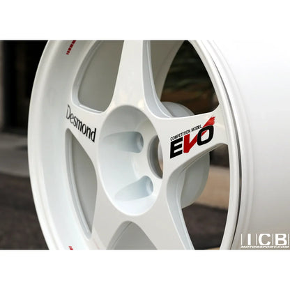 Desmond Regamaster EVO II 17x9.5 +50 5x114.3 Gloss White (SET)