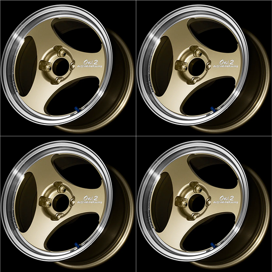 (set of 4) Advan GT Beyond Racing Copper Bronze | 18x9.5" +29mm | 5x114.3mm Wheel
