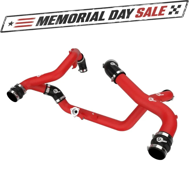 aFe BladeRunner Aluminum Hot & Cold Charge Pipe Kit | Ford Explorer ST V6 3.0L (20-23) (46-20654-R)