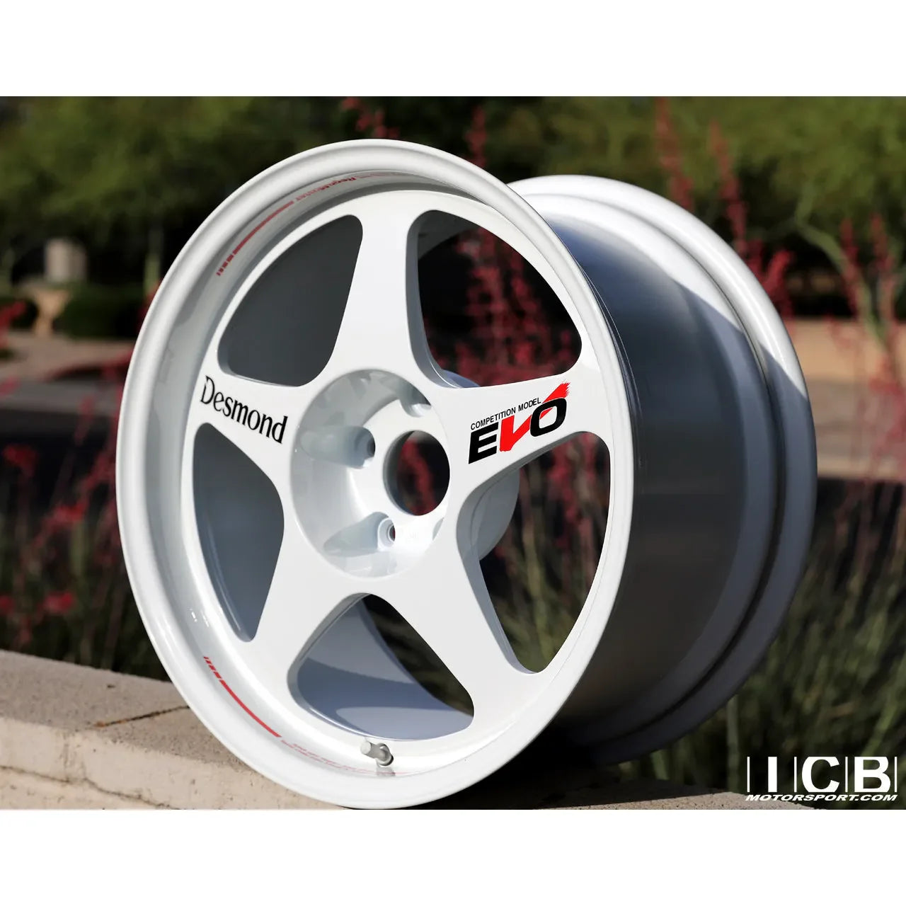 Desmond Regamaster EVO II 17x9.5 +50 5x114.3 Gloss White (SET)