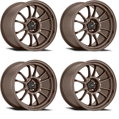 (set of 4) Konig Hypergram Race Bronze | 17x10" +43mm | 4x100mm Wheels