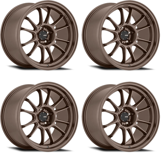 (set of 4) Konig Hypergram Race Bronze | 17x10" +43mm | 4x100mm Wheels