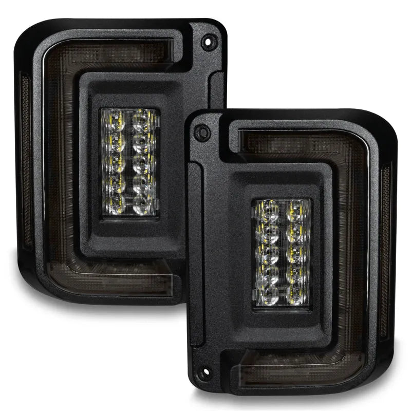 ORACLE JK Flush Mount LED Tail Lights | Jeep Wrangler JK (97-07/07-18) (5891-504-T)